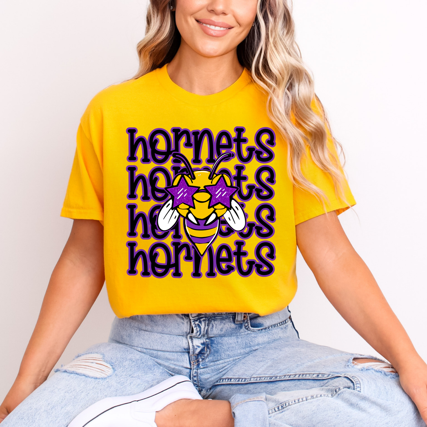 Hornets Repeat Mascot Star Eyes