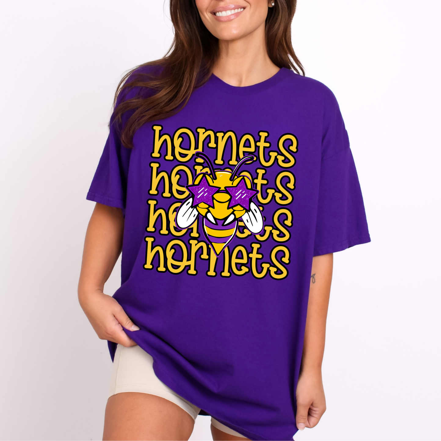 Hornets Repeat Mascot Star Eyes