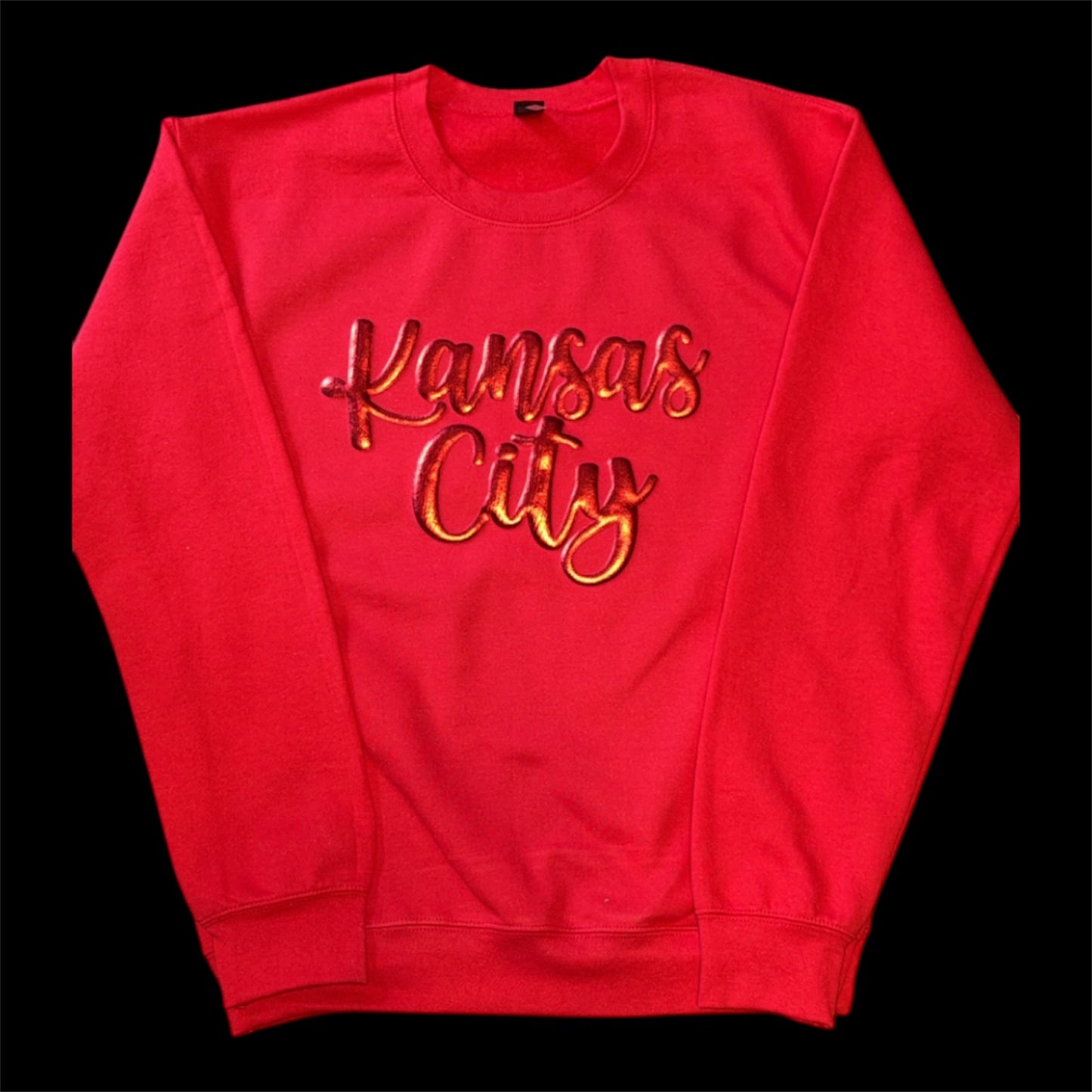 Red Metallic Puff Kansas City