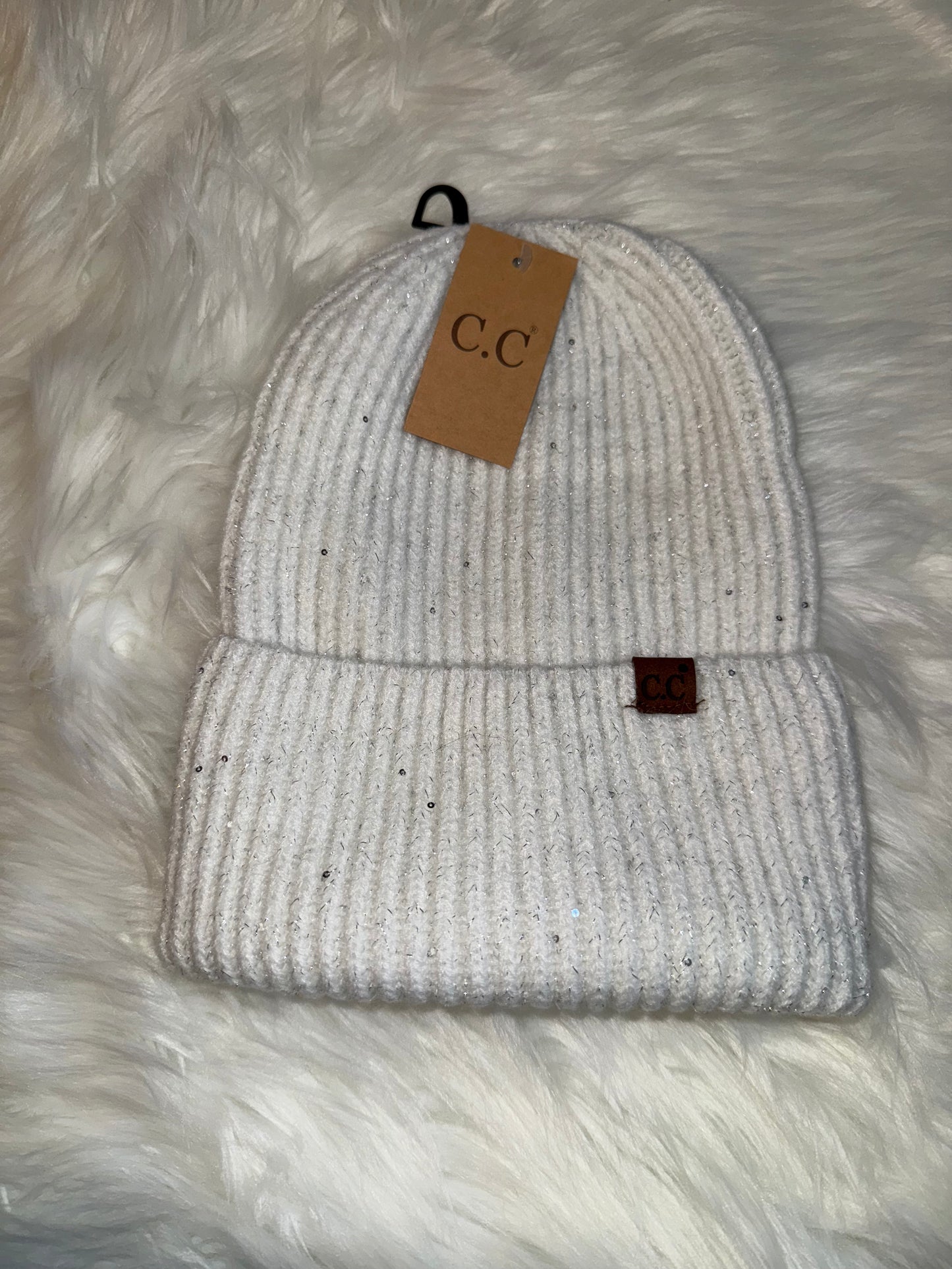 Metallic Sequins Beanie