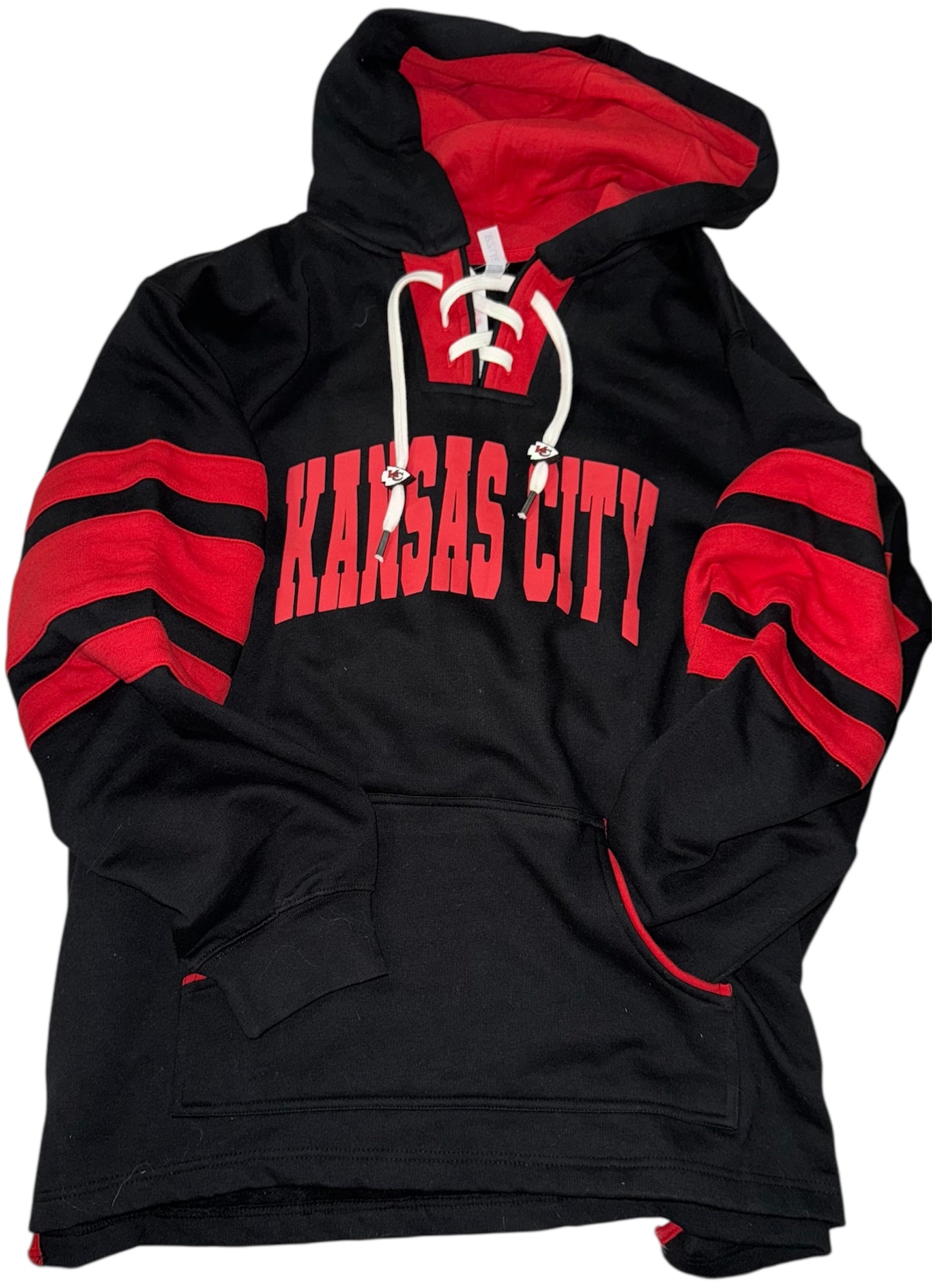 Arrowhead String/ KC Puff Hoodie