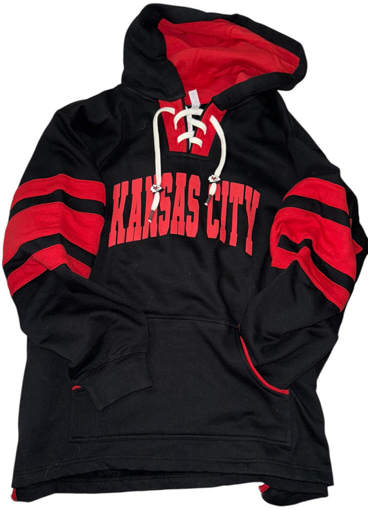 Arrowhead String/ KC Puff Hoodie