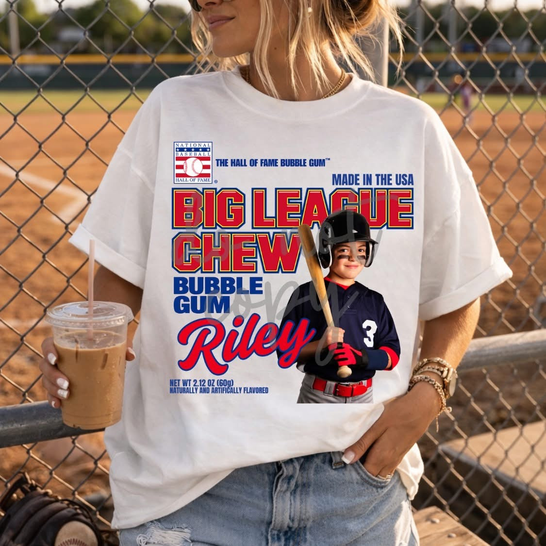 Big League Chew Custom Photo Tee