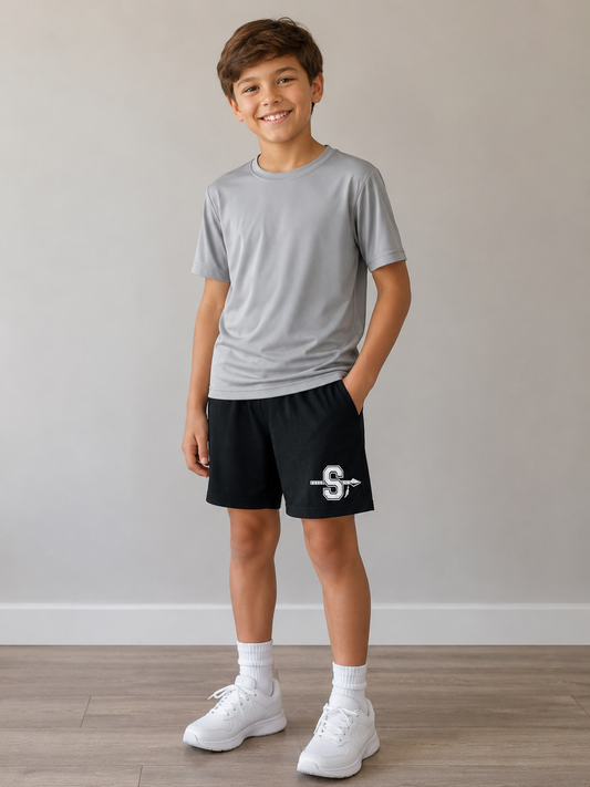 Custom Youth Team Logo Performance Shorts with Pockets