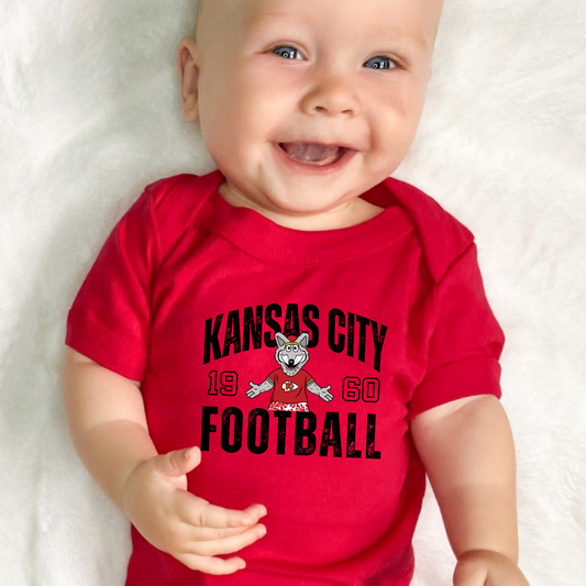 Infant Kansas City Football KC Wolf Mascot
