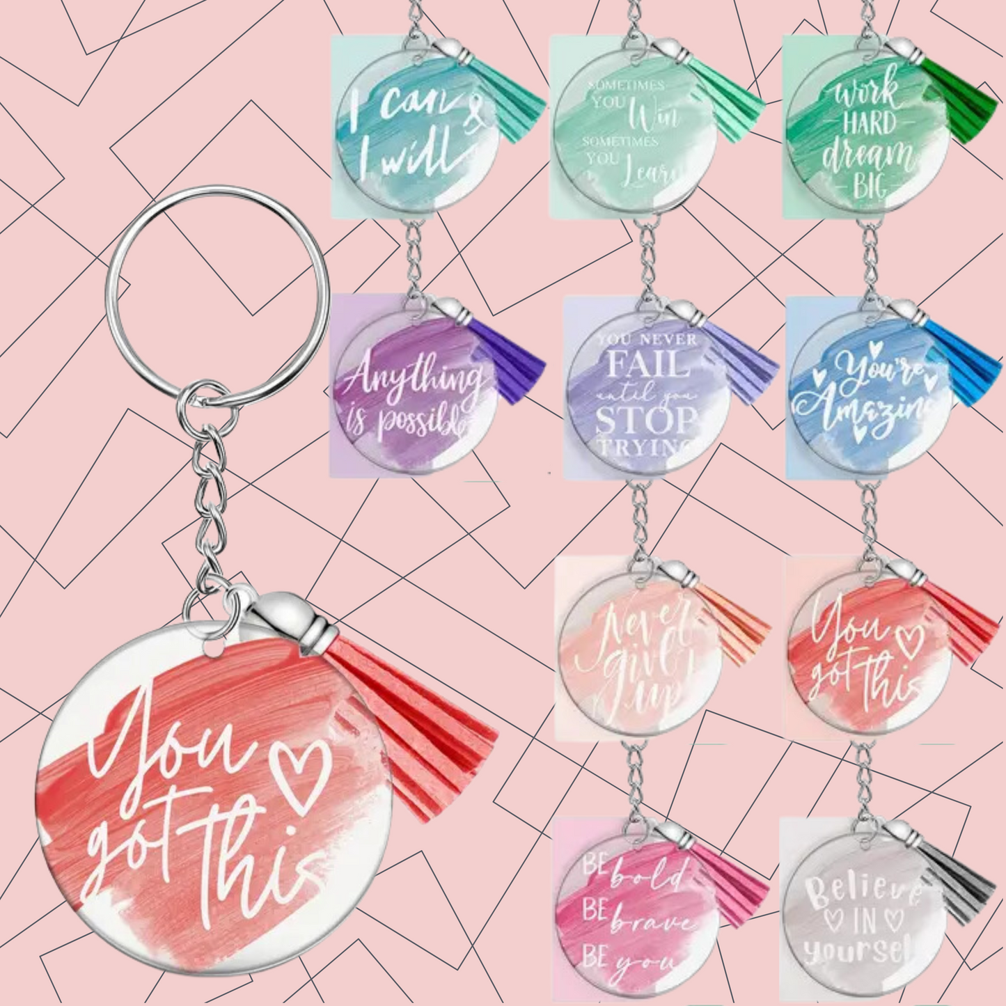 Inspirational Keychain