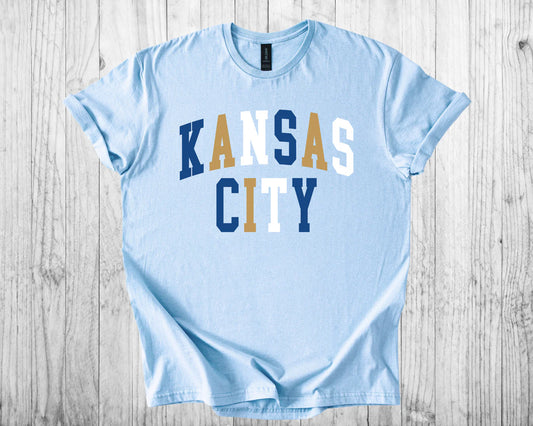 Kansas City Blue Gold White Varsity