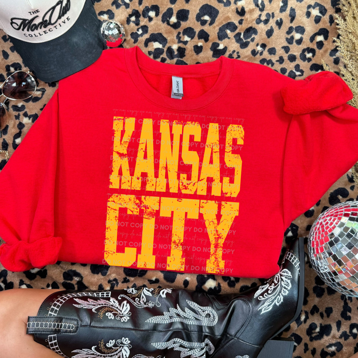 Kansas City Large Distressed Varsity
