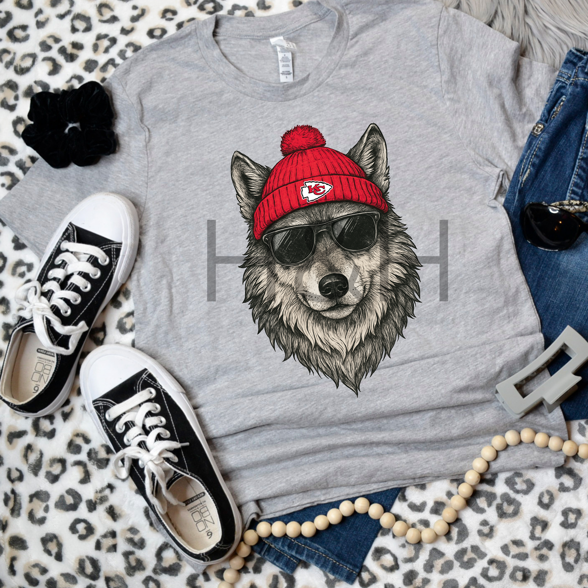 KC Wolf, Game Day Wolf Gear, Kansas City Spirit, 