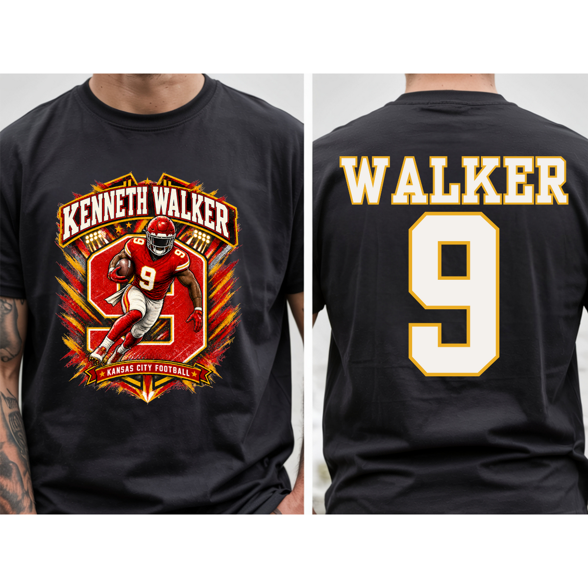 Kenneth Walker Front & Back Graphic Tee