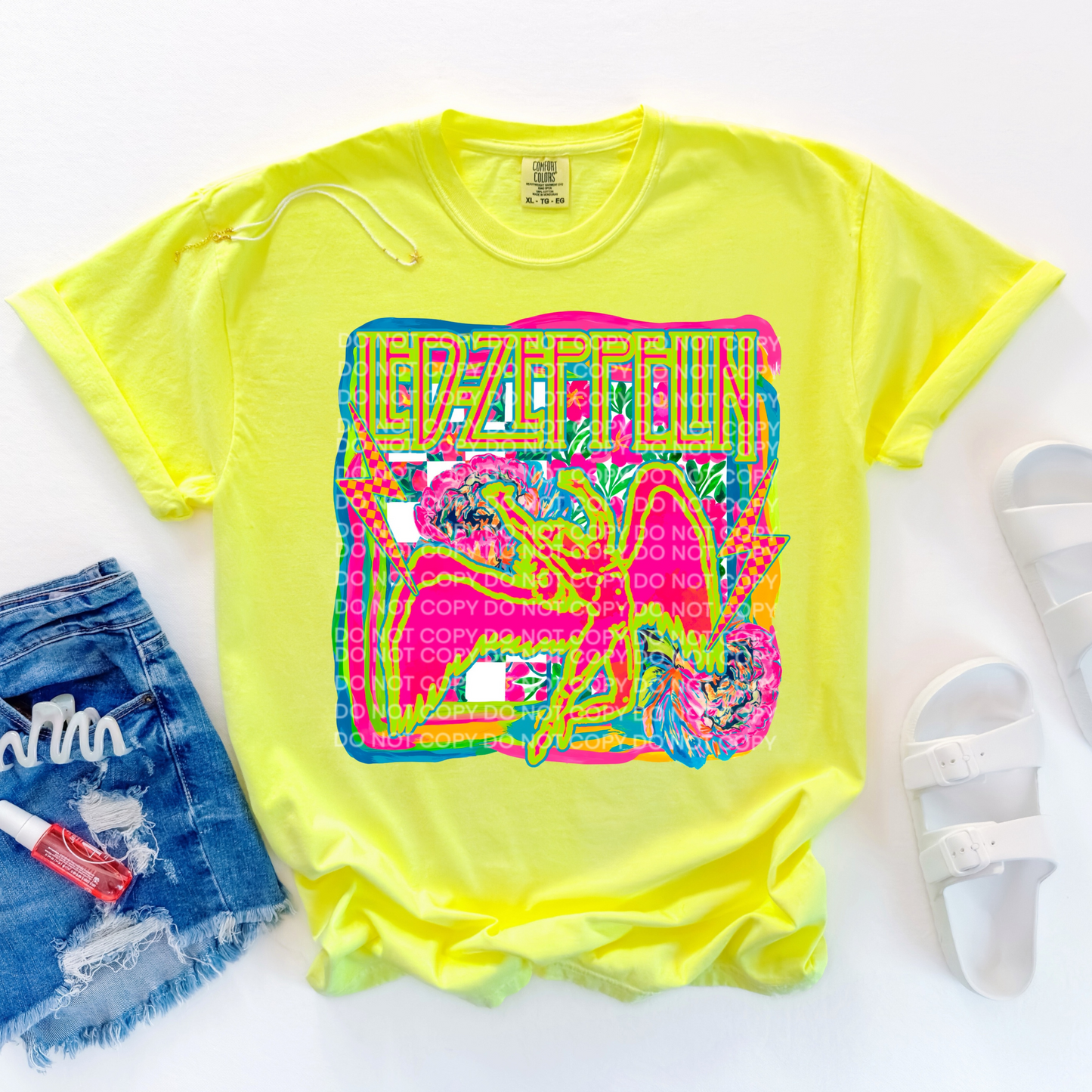 LED ZEPPELIN Bright Graphic Tee