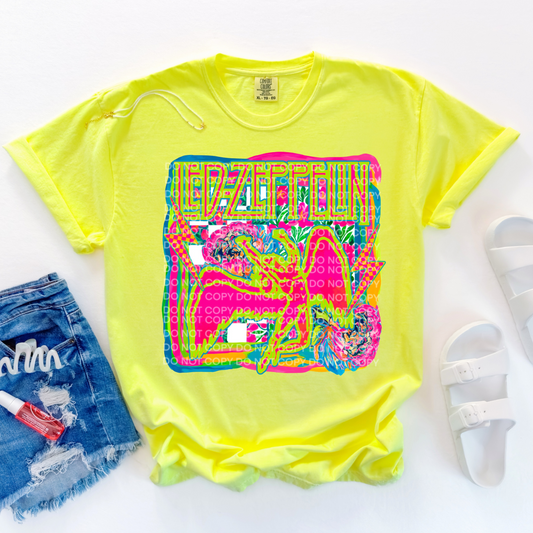 LED ZEPPELIN Bright Graphic Tee