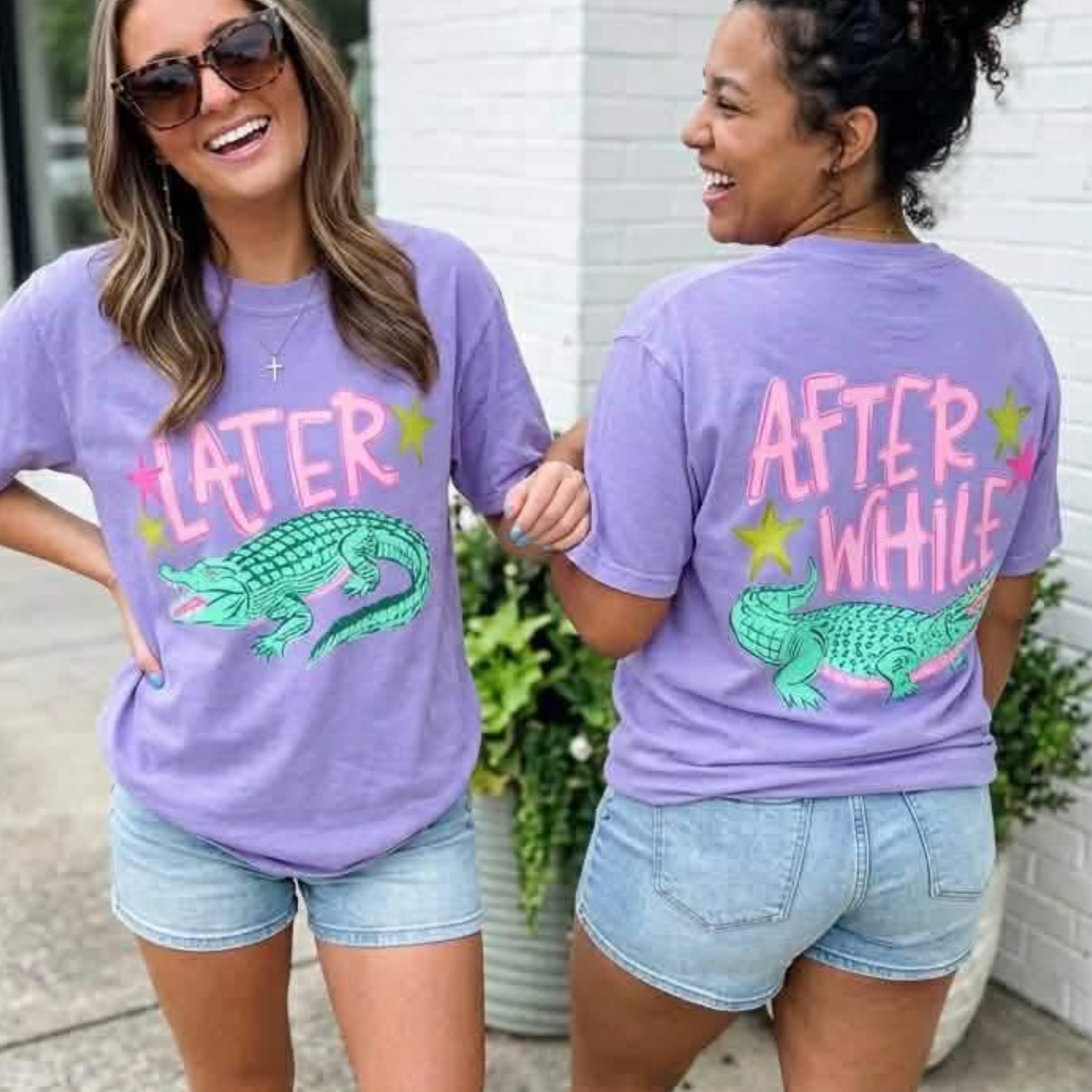 Later / After A While Crocodile Comfort Colors Tee