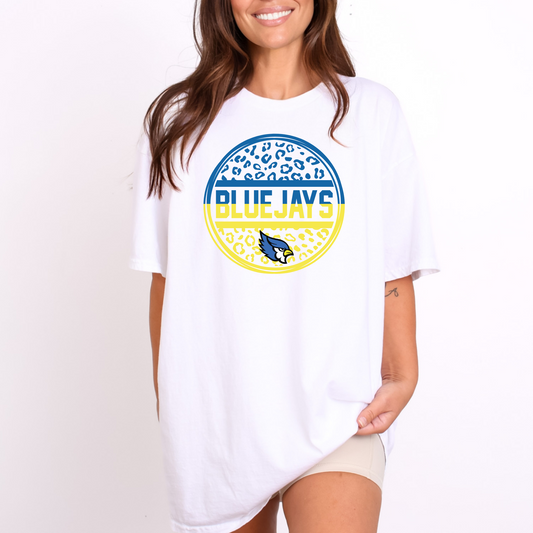 Bluejays Leopard Round - Blue n Yellow (Youth)
