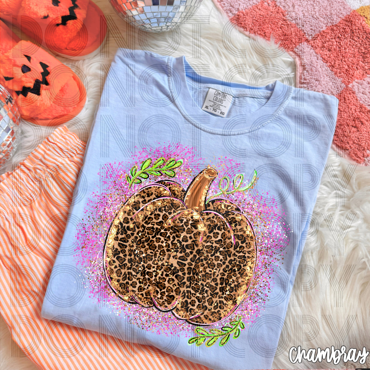 Leopard Splatter Pumpkin