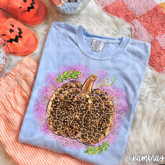 Leopard Splatter Pumpkin