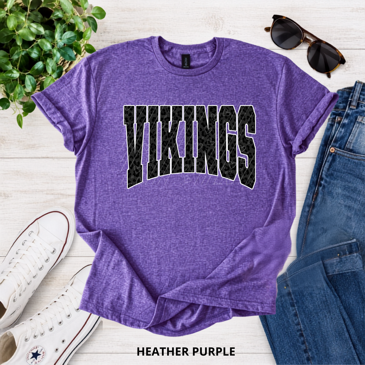 Vikings Black Leopard