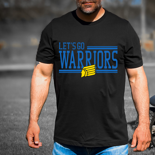 Let's Go Warriors - with Mascot