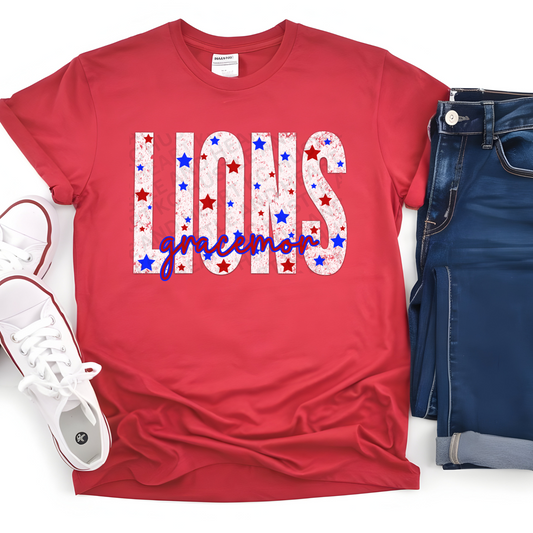 Gracemor Lions Star Tee (Youth)