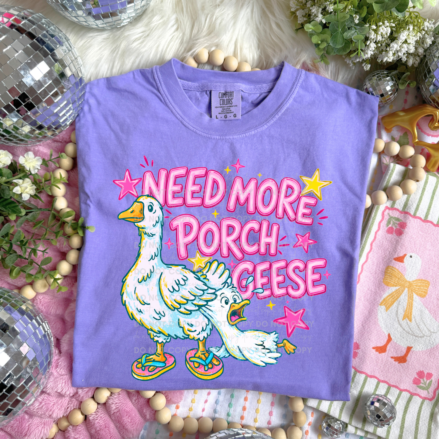 Need More Porch Geese Graphic Tee