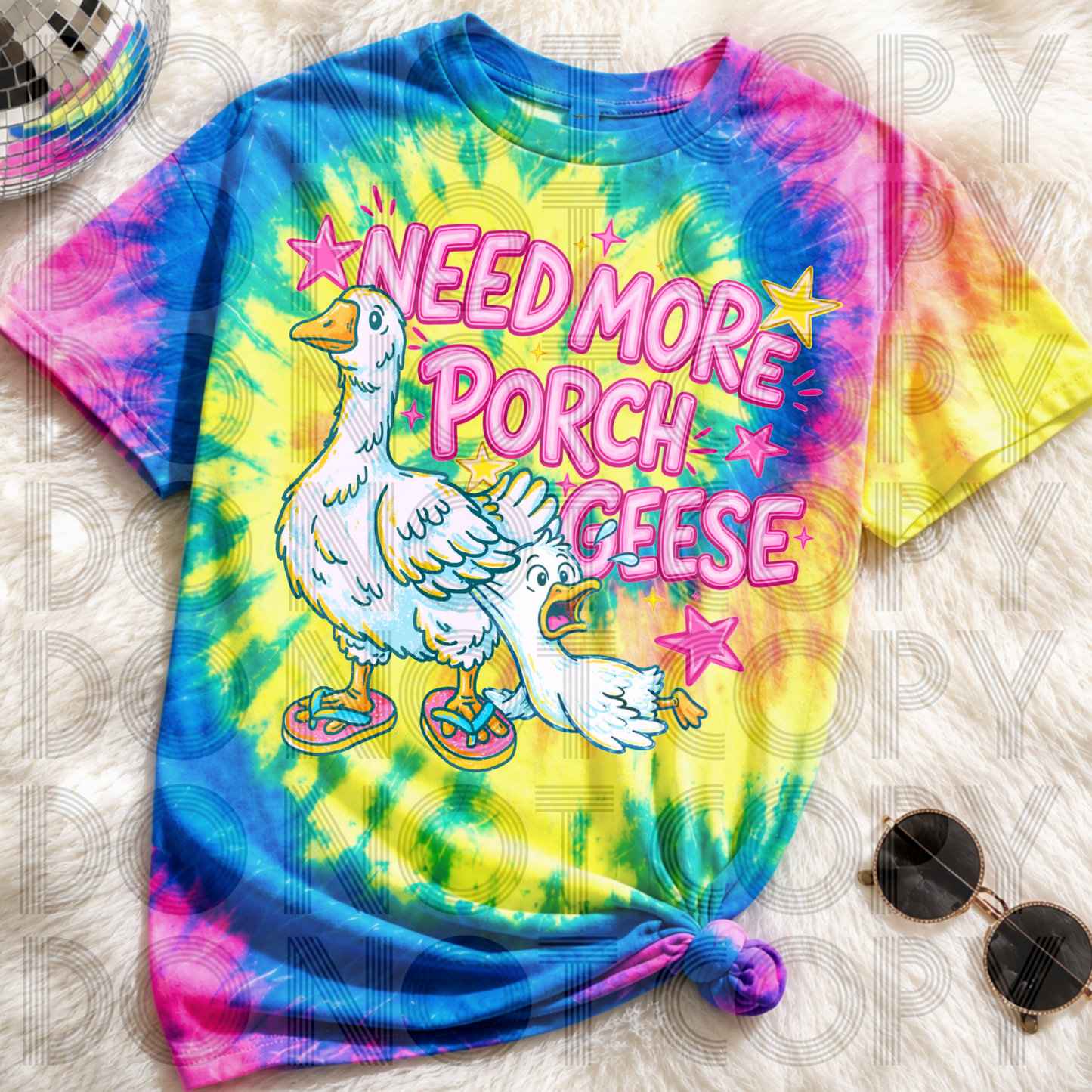 Need More Porch Geese Graphic Tee