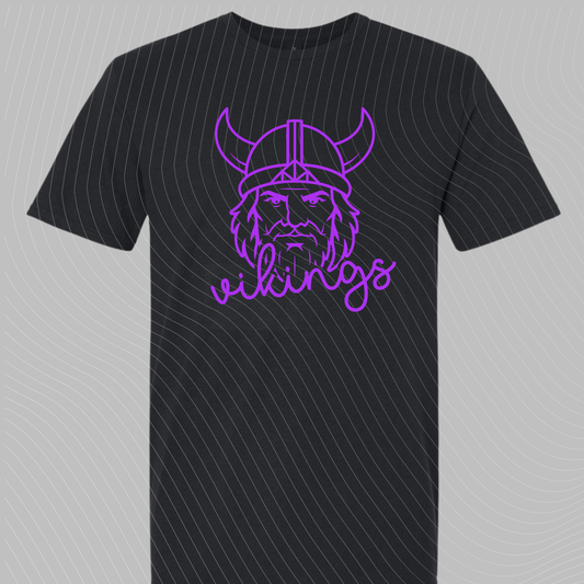 Neon Viking Doodle Youth