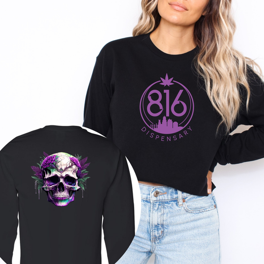 Purple Skull + 816 Logo (big - purple)