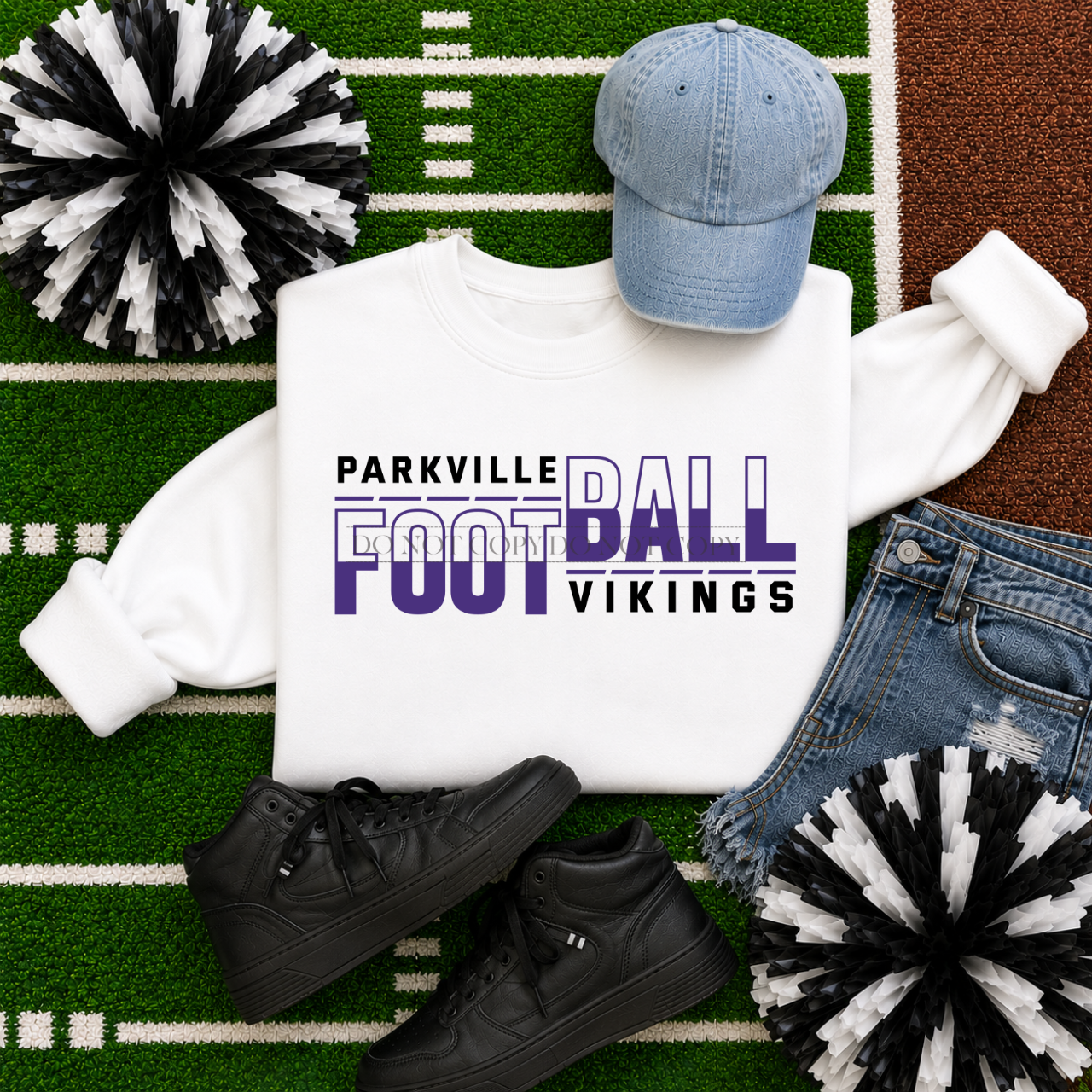 Parkville Split Football Vikings