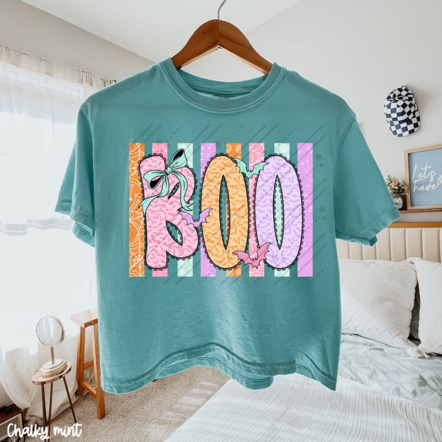 Pastel Boo Bats Graphic