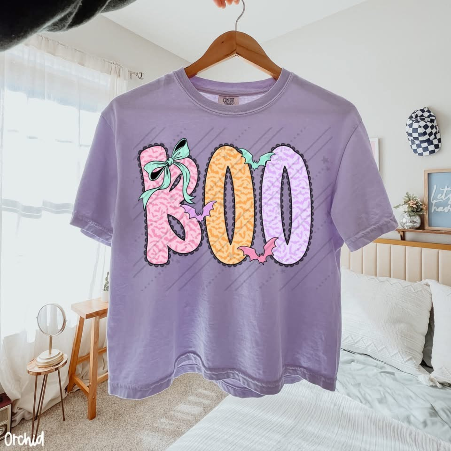 Pastel Boo Bats Graphic