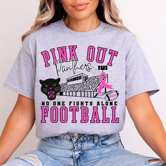Youth Pink Out Panthers - No One Fights Alone