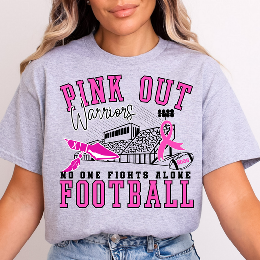 Youth Pink Out Warriors - No One Fights Alone