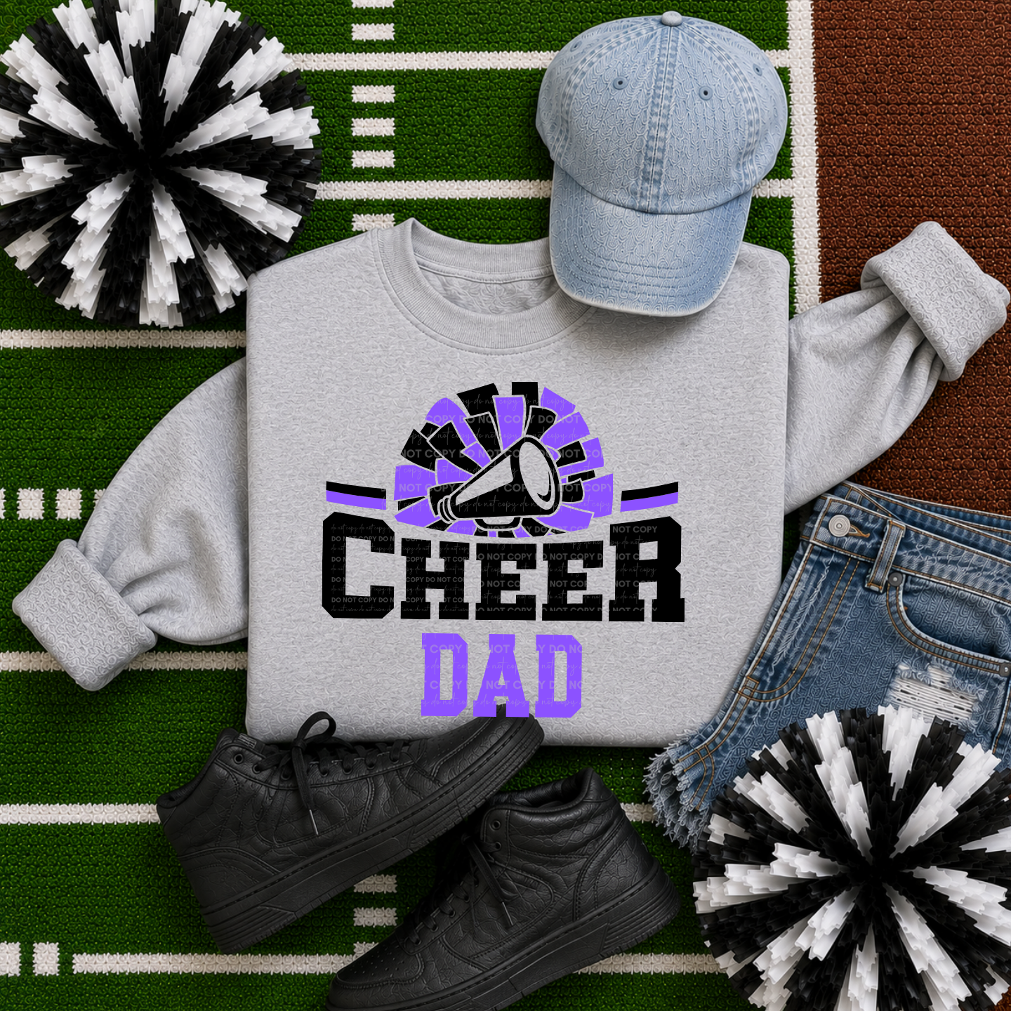 Pom Proud Cheer Dad