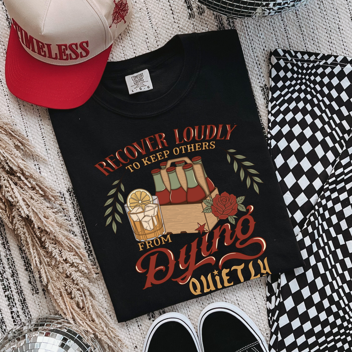 Recover Loudly Graphic Tee