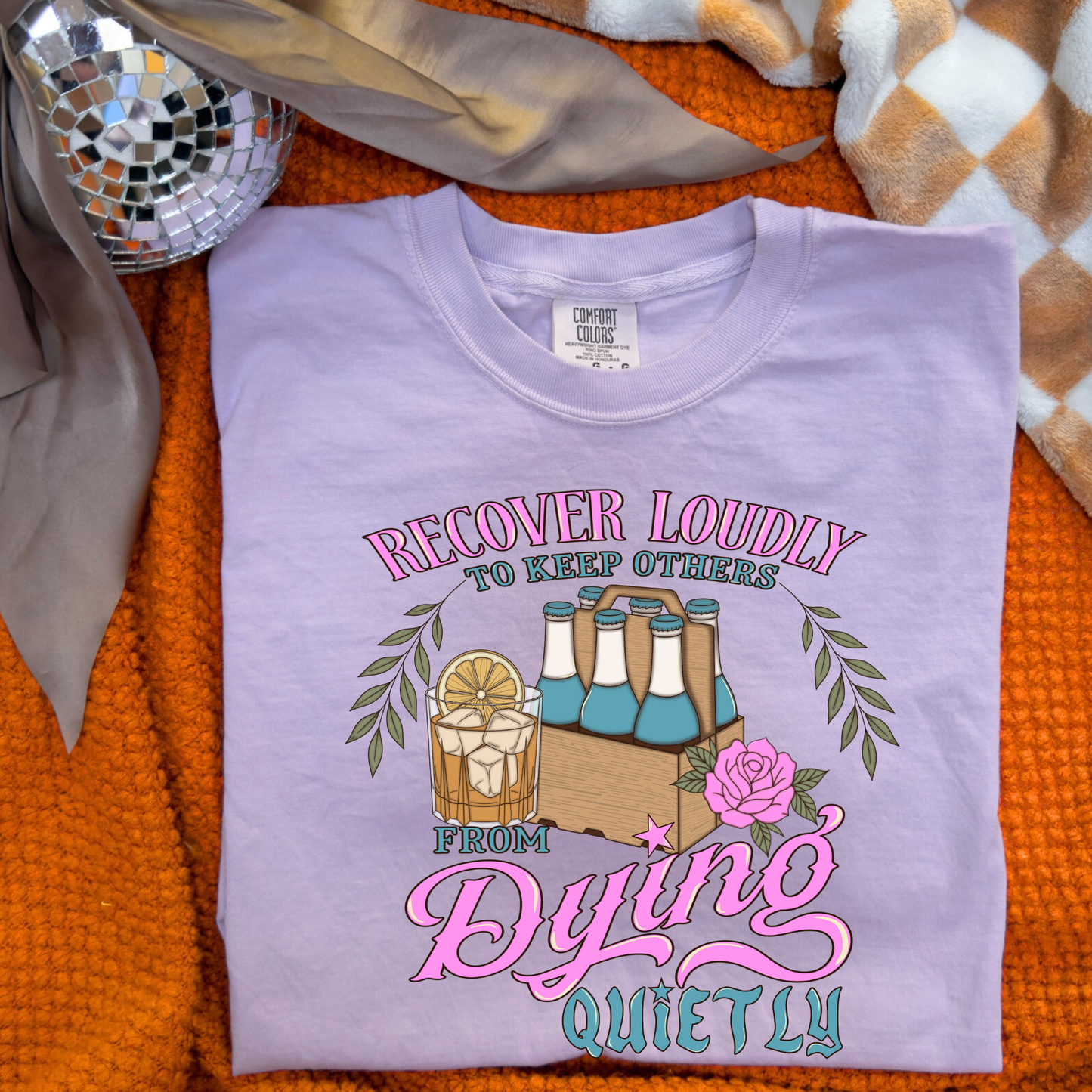 Recover Loudly Graphic Tee