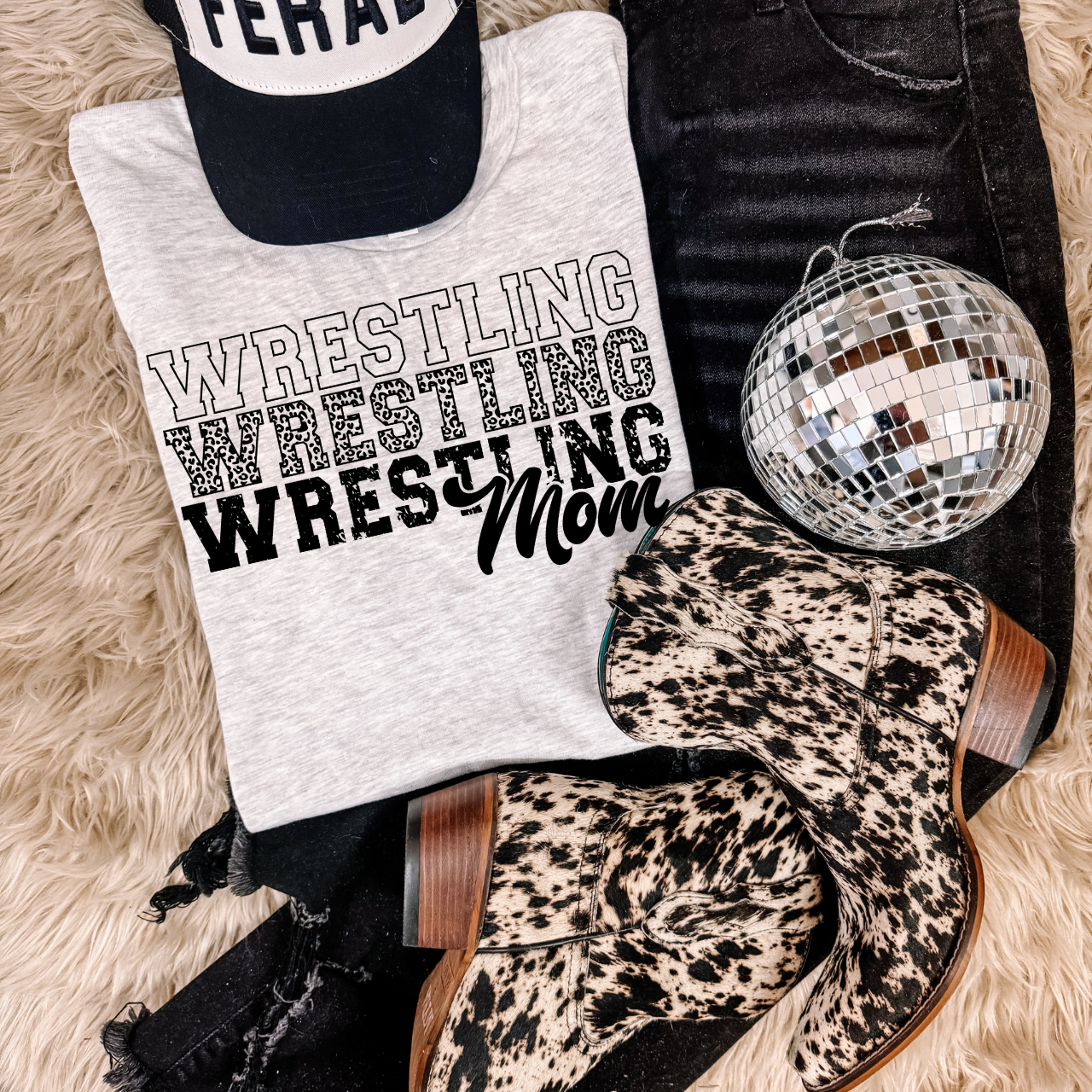 Repeat Leopard Wrestling Mom