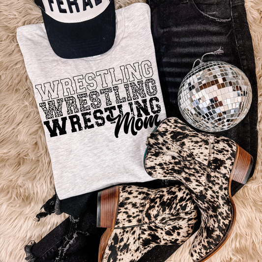 Repeat Leopard Wrestling Mom