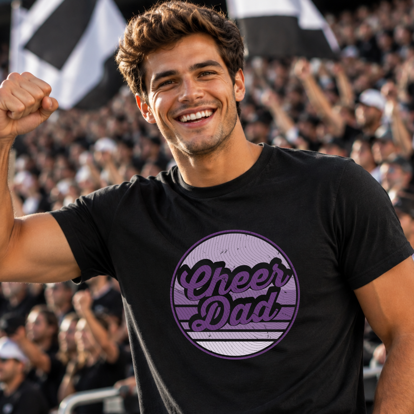 Retro Cheer Dad