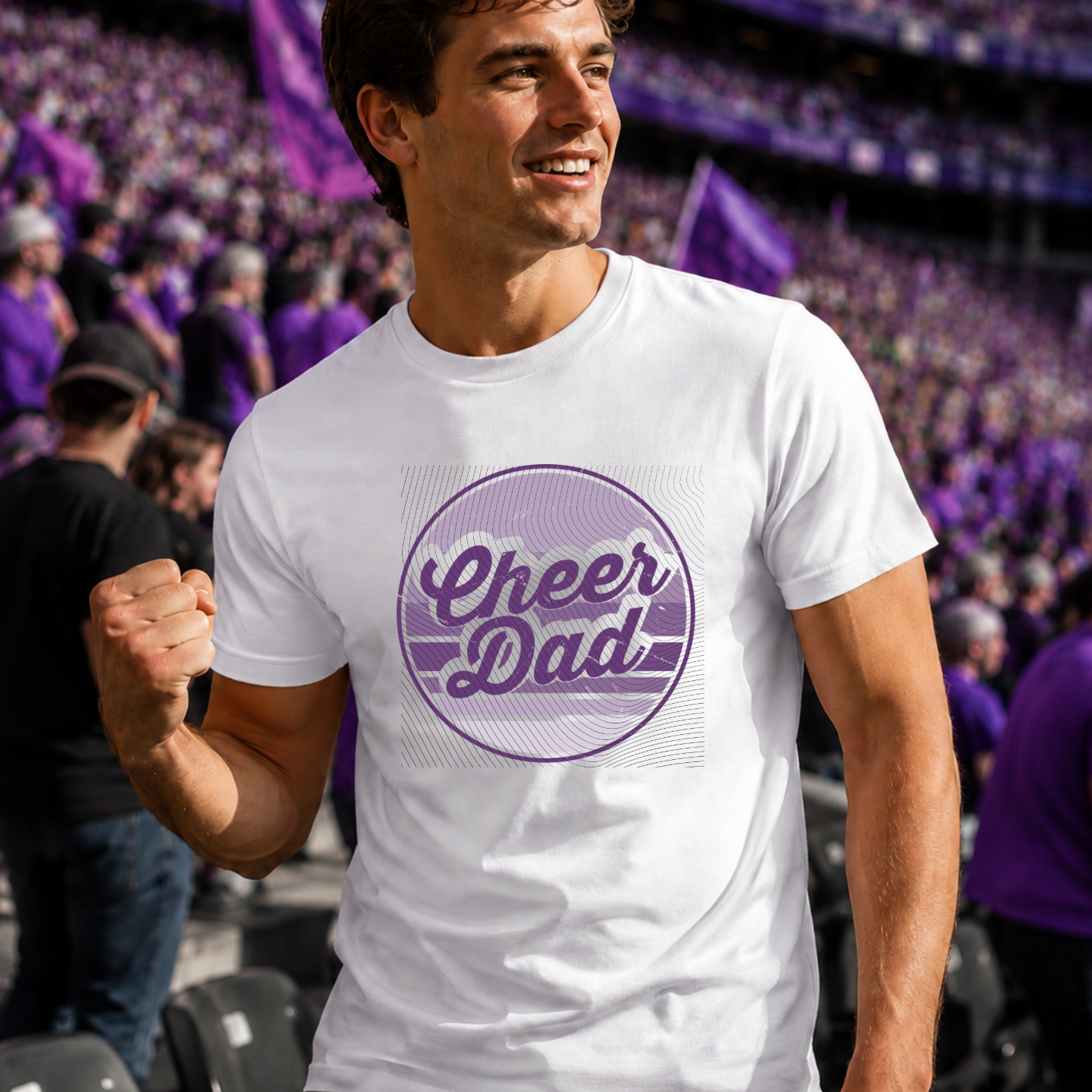 Retro Cheer Dad