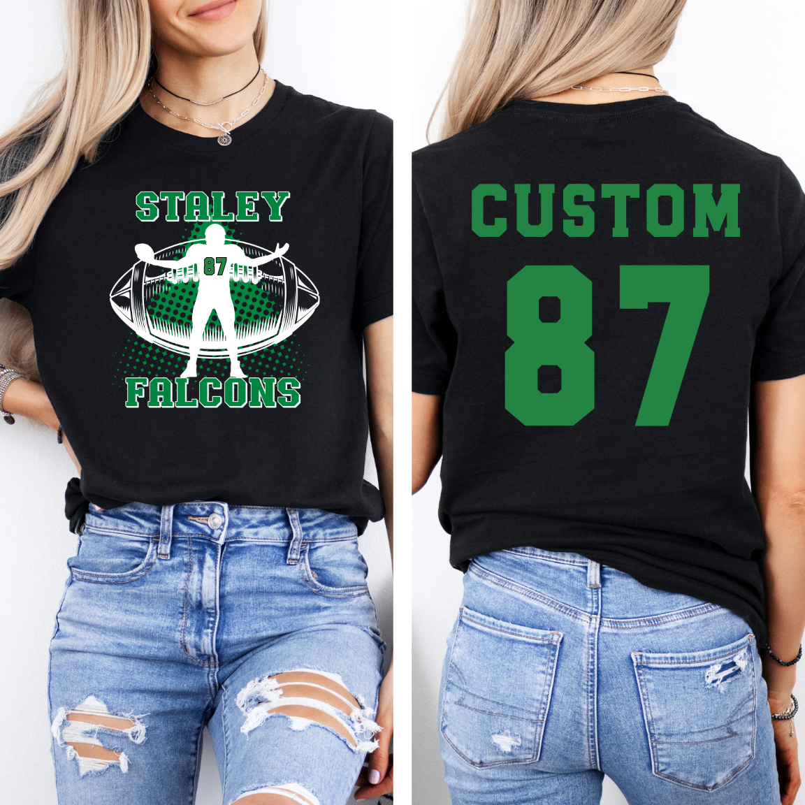Staley Football Custom Player + Custom Name & Number