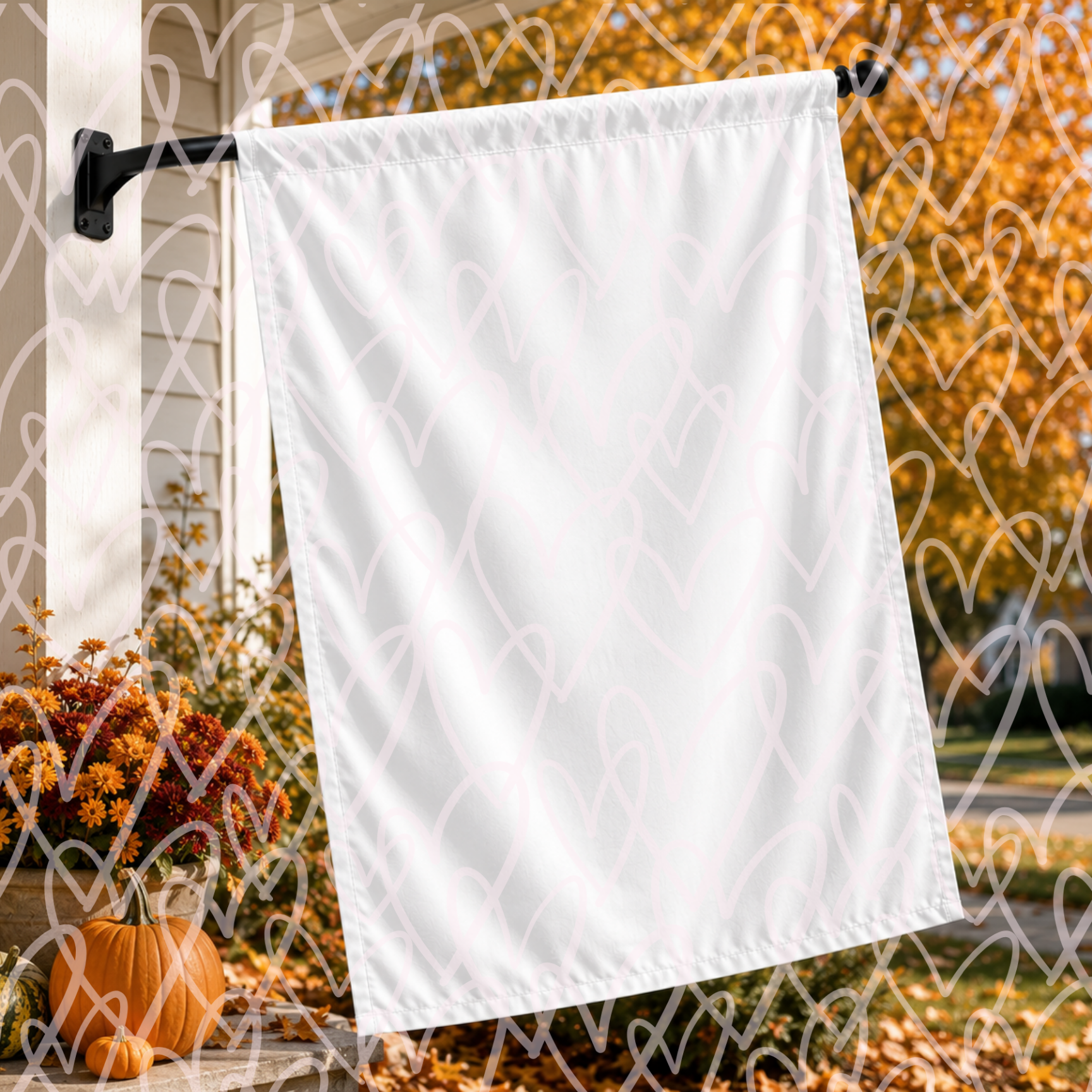 Fall porch flag png