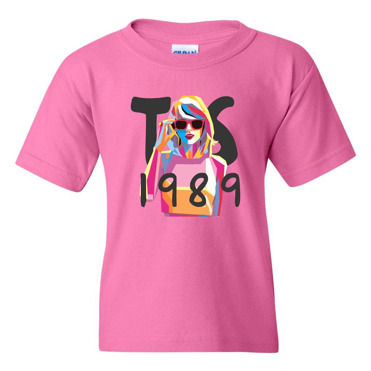 Youth TS “1989 Era” Youth Graphic Tee – Bright Pop Art Style