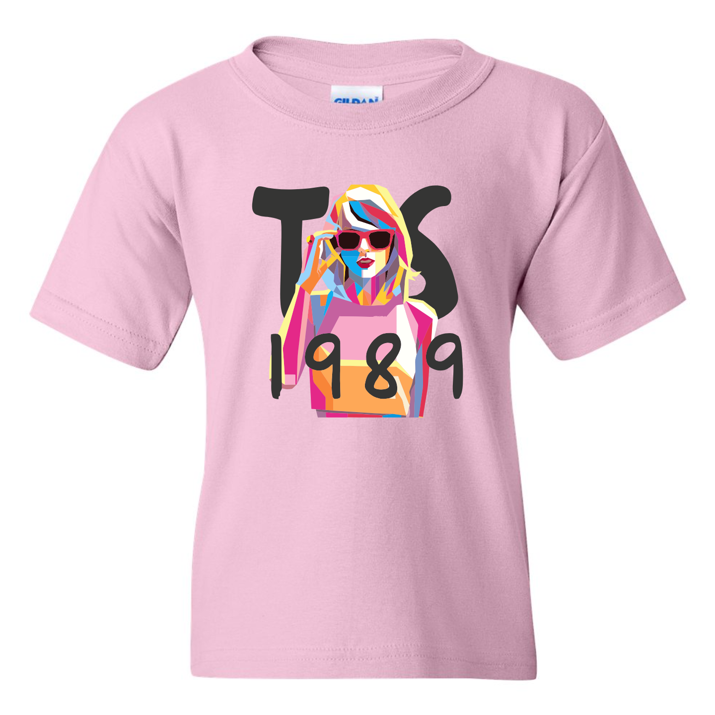 Youth TS “1989 Era” Youth Graphic Tee – Bright Pop Art Style