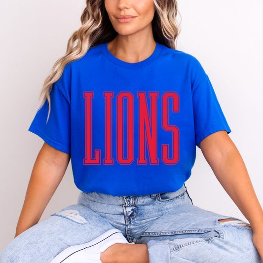 Lions Tall Skinny Varsity