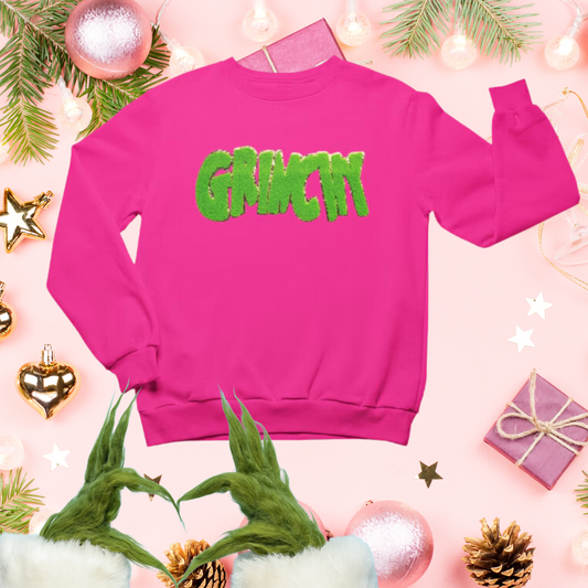 Grinchy Patch Sweatshirt