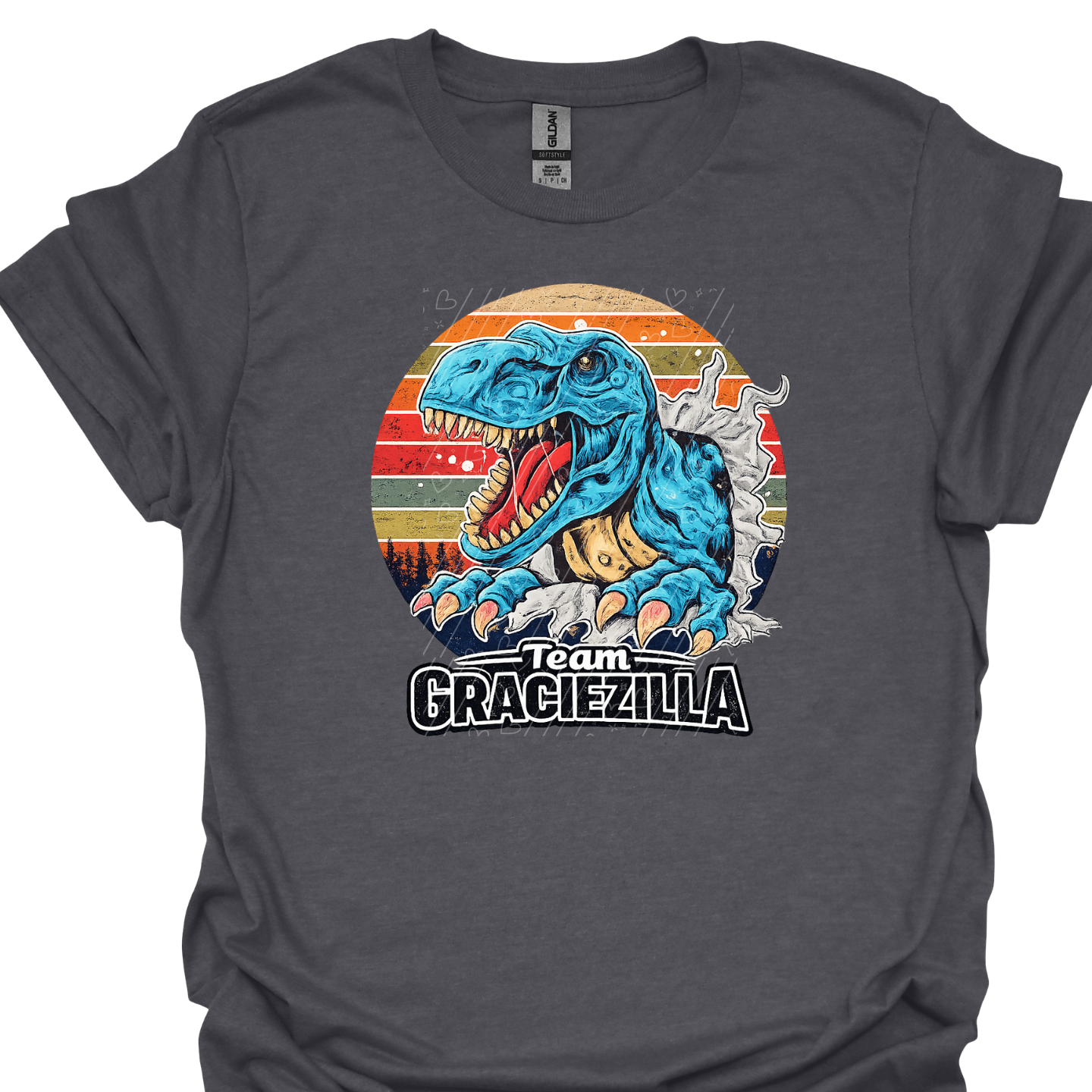 Team Graciezilla Mental Health Graphic Tee