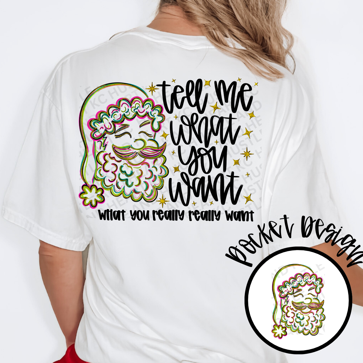 Tell Me What You Want Santa Sweatshirt – Retro Christmas Spice Girls Inspired Crewneck