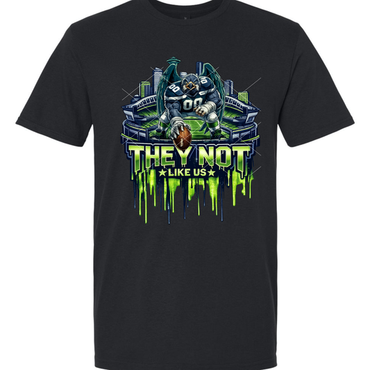 They Not Like Us - Seahawks Graffiti