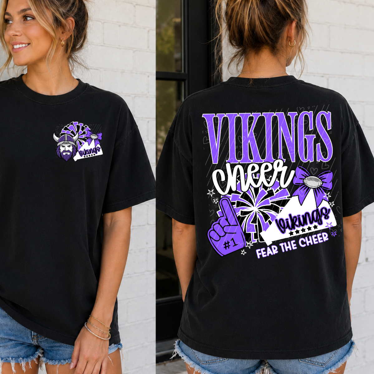 Vikings Cheer Spirit Collage
