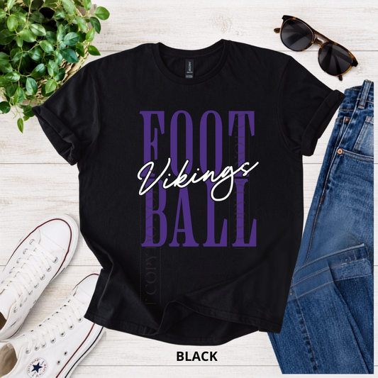Vikings Football Typograph